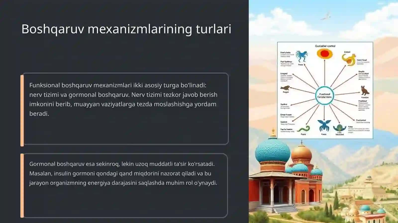 Organizmni o‘z – o‘zini boshqarishi 4