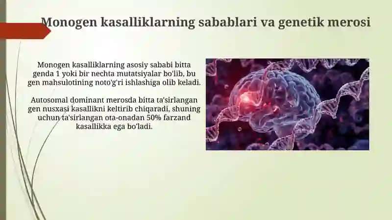 Monogen kasalliklar 4