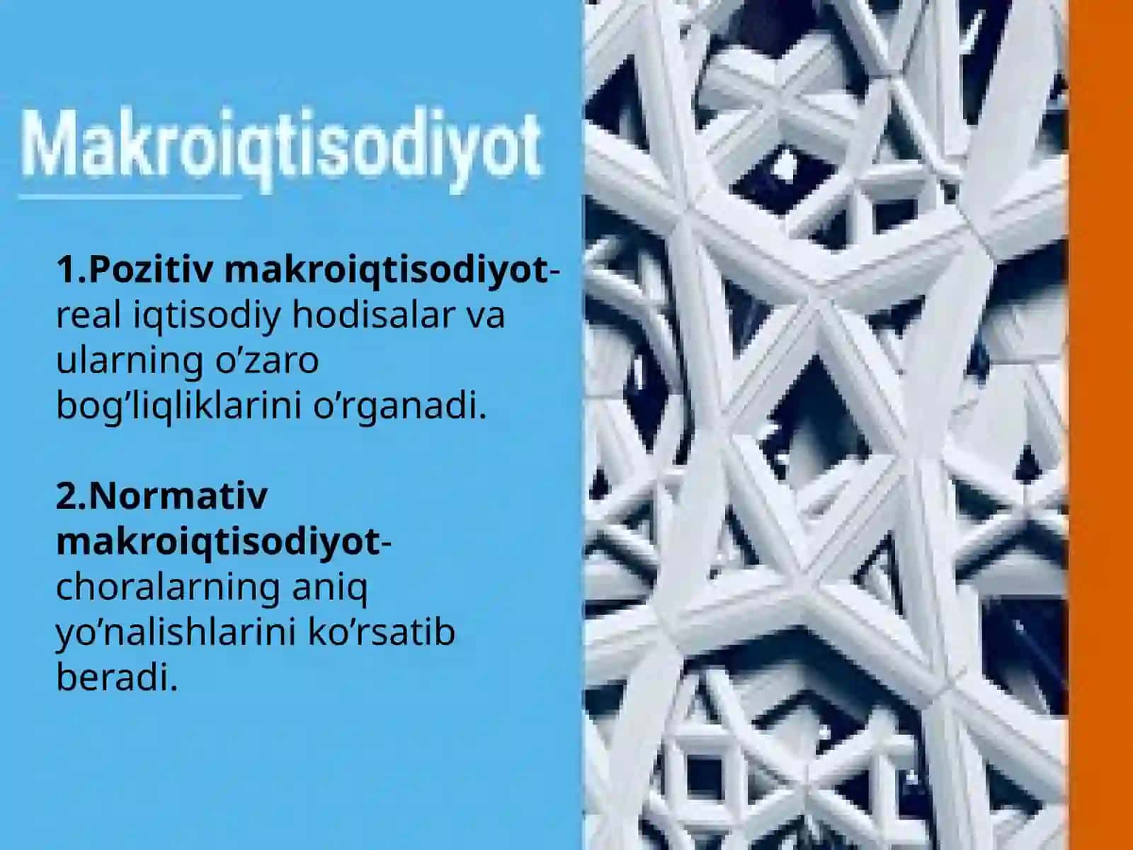 Makrovamikroiqtisodiyot fanining maqsadi, predmeti va vazifalari 4