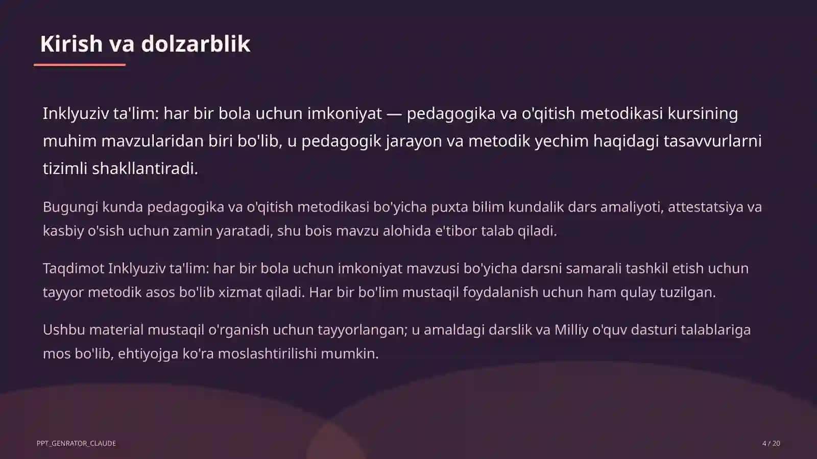 Inklyuziv ta'lim: har bir bola uchun imkoniyat 4