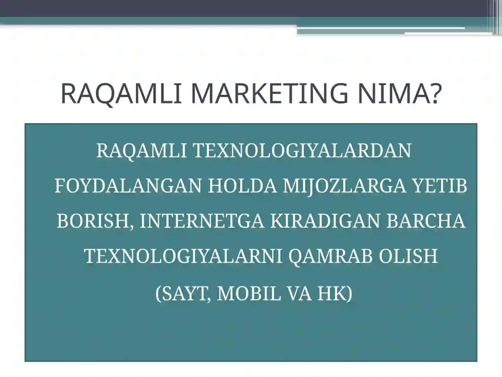 Raqamli marketing va branding 4