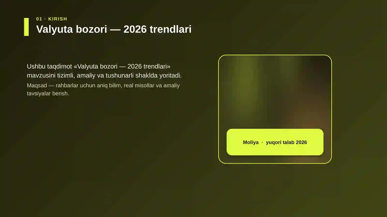 Valyuta bozori — 2026 trendlari 4