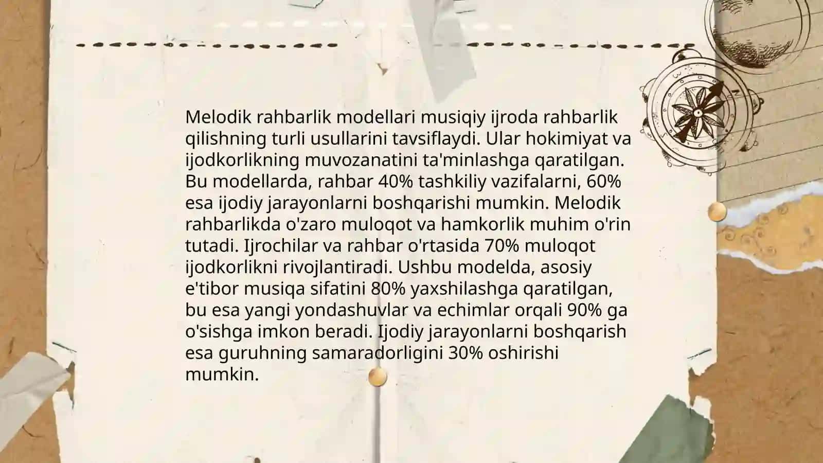 Kutubxonalarga melodic rahbarlikni tashkil etish masalalari 4