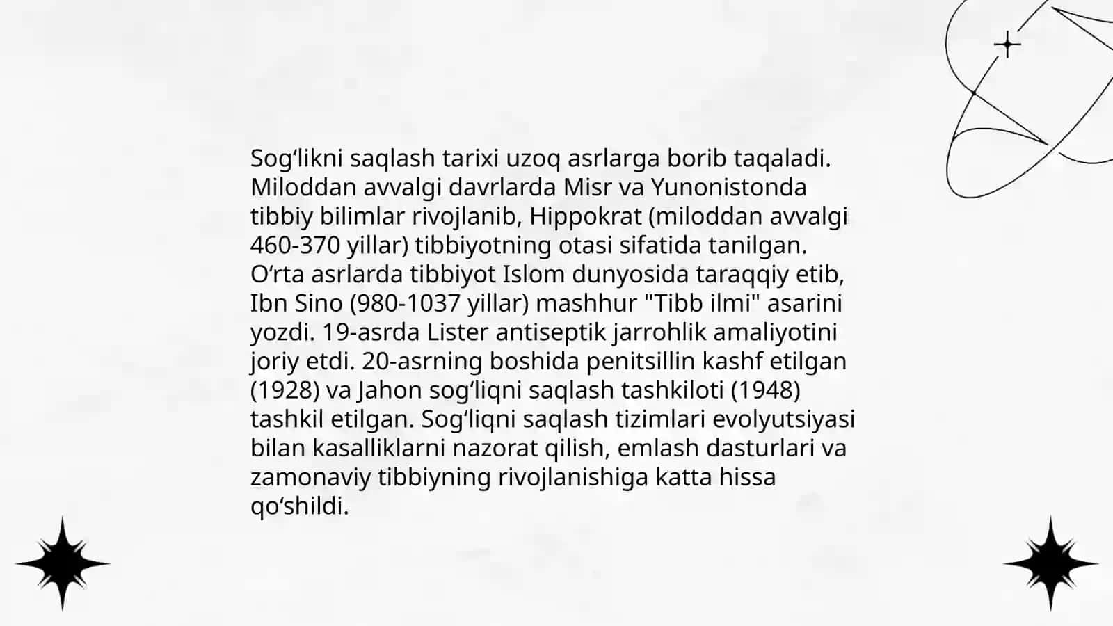 Jamoat salomatligi va sog’likni saqlashni tashkil etish modulining o’rni, asosiy komponentlari 4