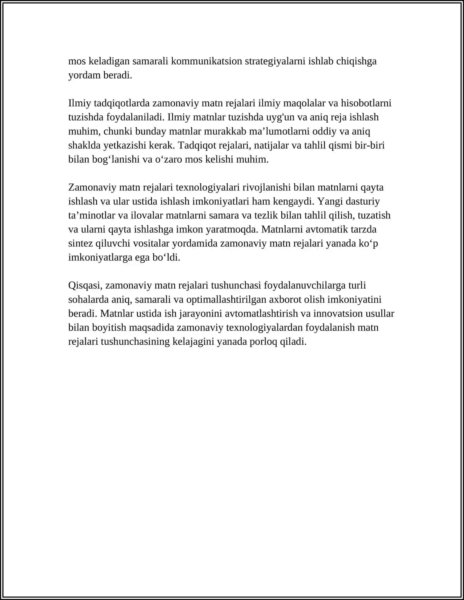 ZAMONAVIY MATN REJALARI 4