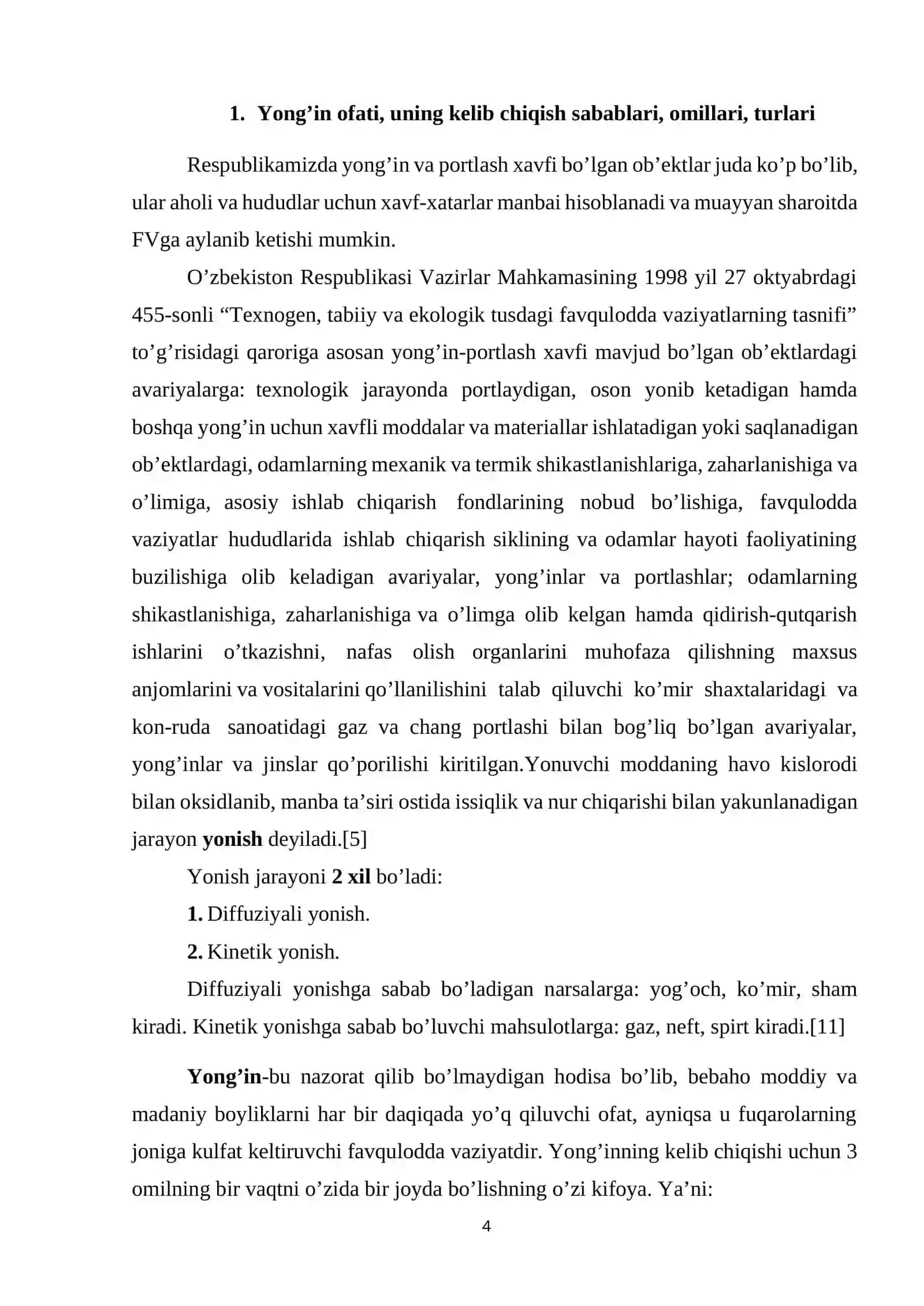 Yong'in va portlashning sabablari 4