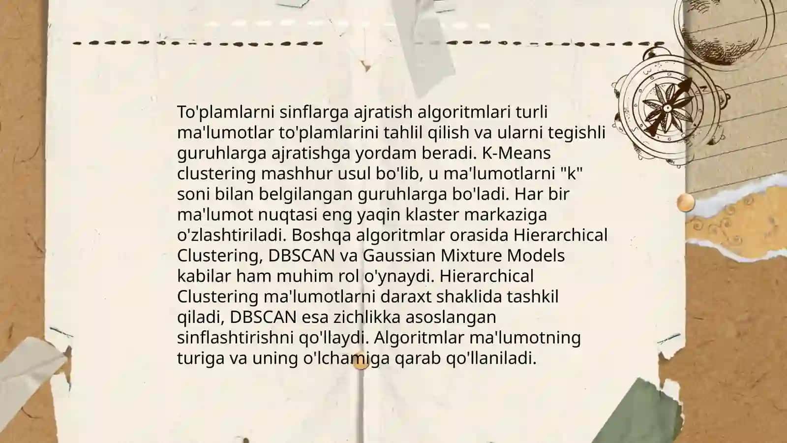 To‘plamlarni sinflarga ajratishga oid misollar 4