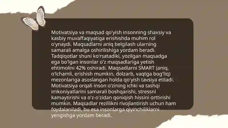 Shaxsiyati shakllantirish 4