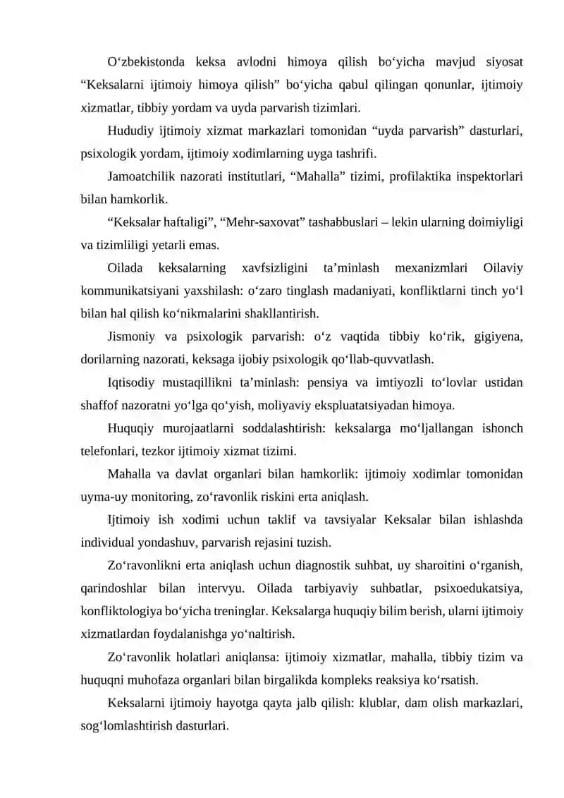 OILADA YOSHI KATTA INSONLARGA NISBATAN ZO‘RAVONLIK VA EHTIYOTKORSIZ MUNOSABAT 4