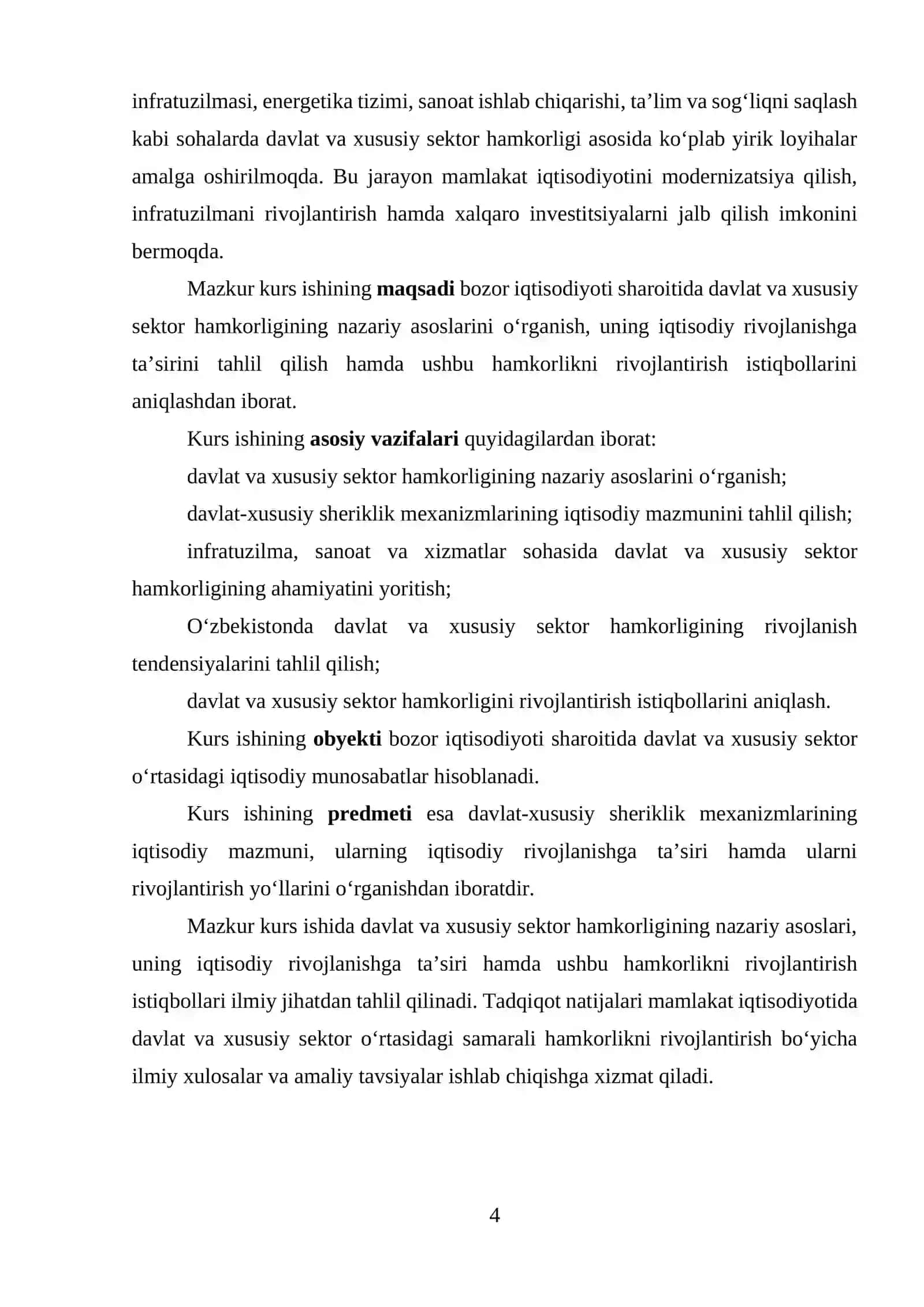 BOZOR IQTISODIYOTIDA DAVLAT VA XUSUSIY SEKTOR HAMKORLIGI 4