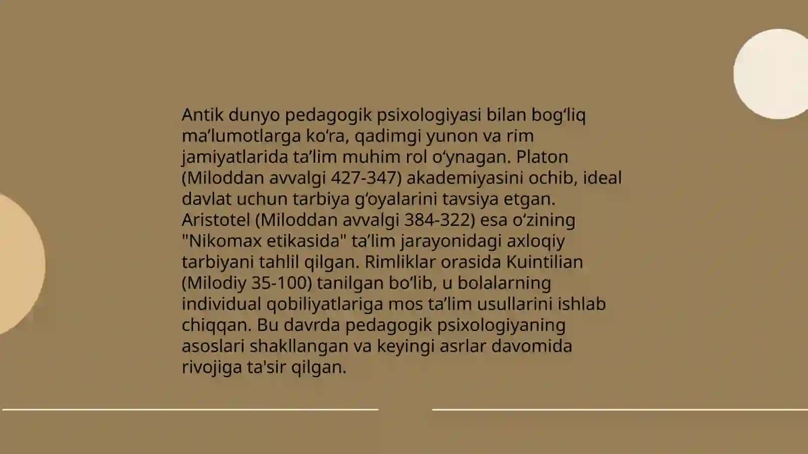 Pedagogik psixologiyaning yuzaga kelish tarixi 4