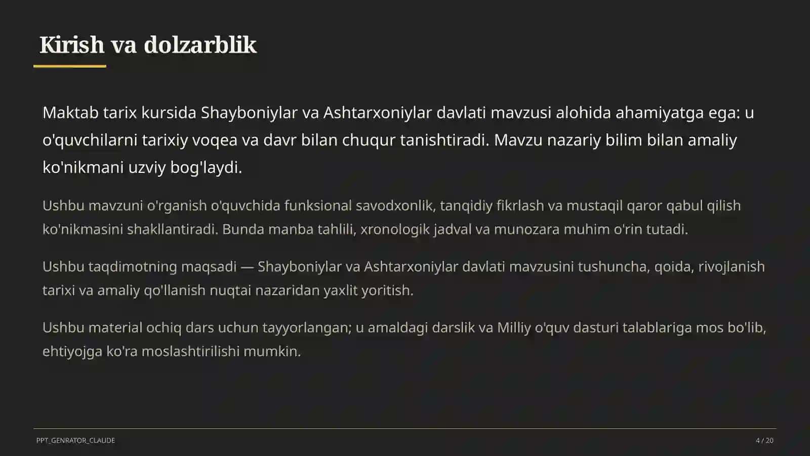 Shayboniylar va Ashtarxoniylar davlati (8-sinf) 4