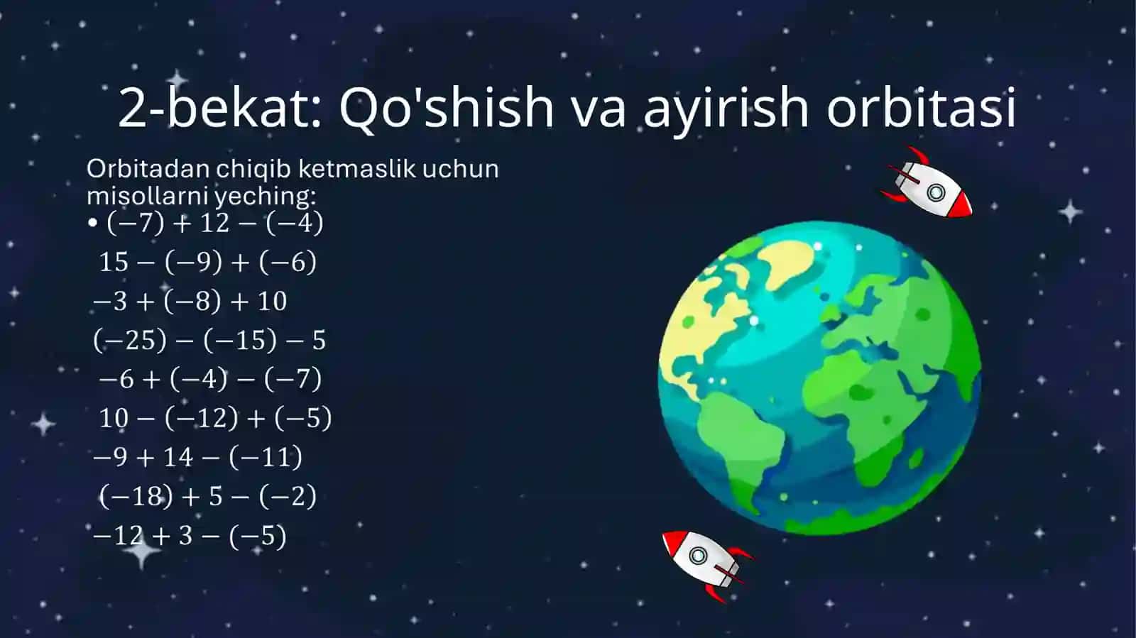 Haqiqiy sonlar va ularustida amallar 4