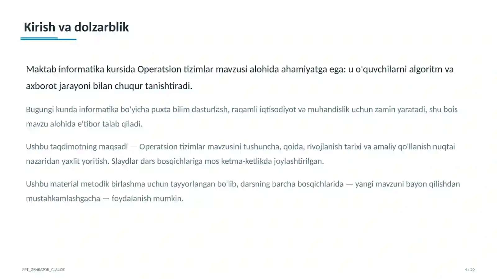 Operatsion tizimlar (6-sinf) 4