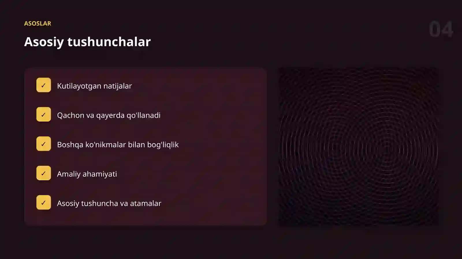 TUSHUNTIRILUVCHANLIK 4