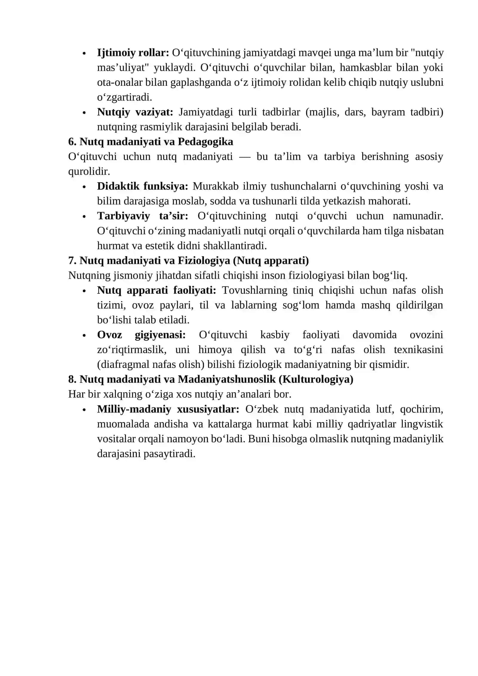 Nutq madaniyatining lingvistik asoslari va til sathlari bilan aloqadorligi 4