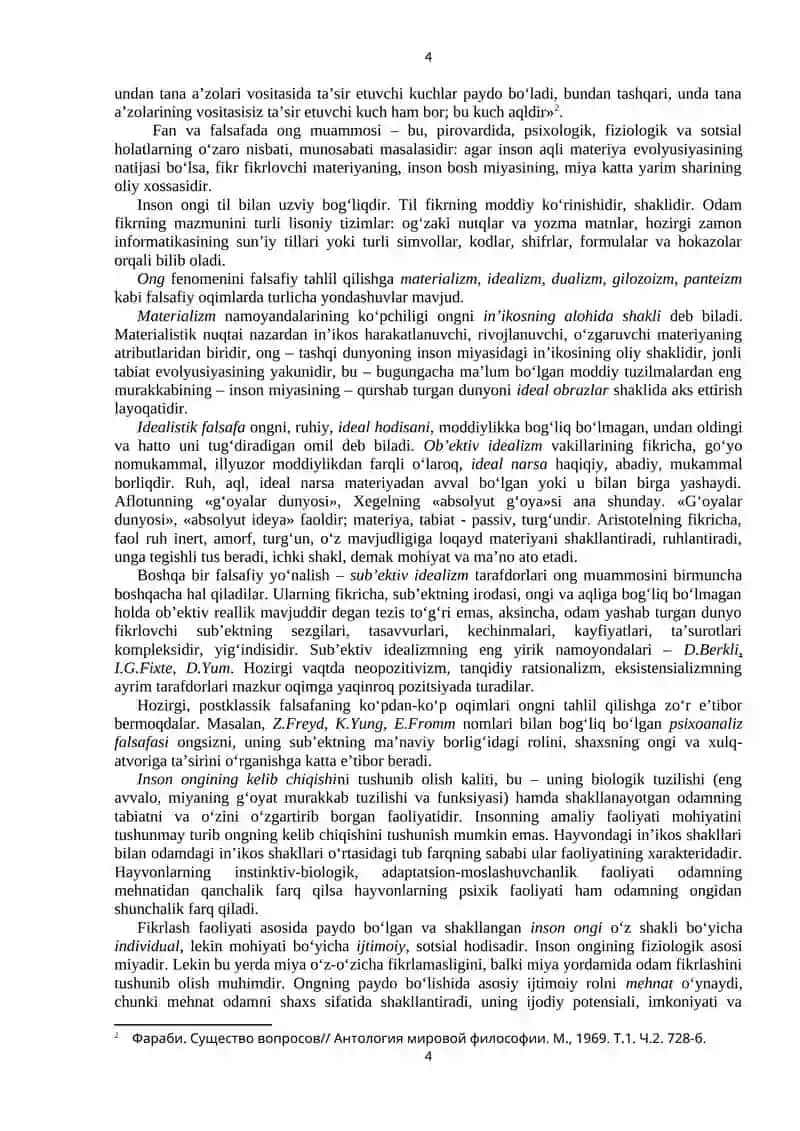 Inson falsafasi (Falsafiy antropologiya) 4