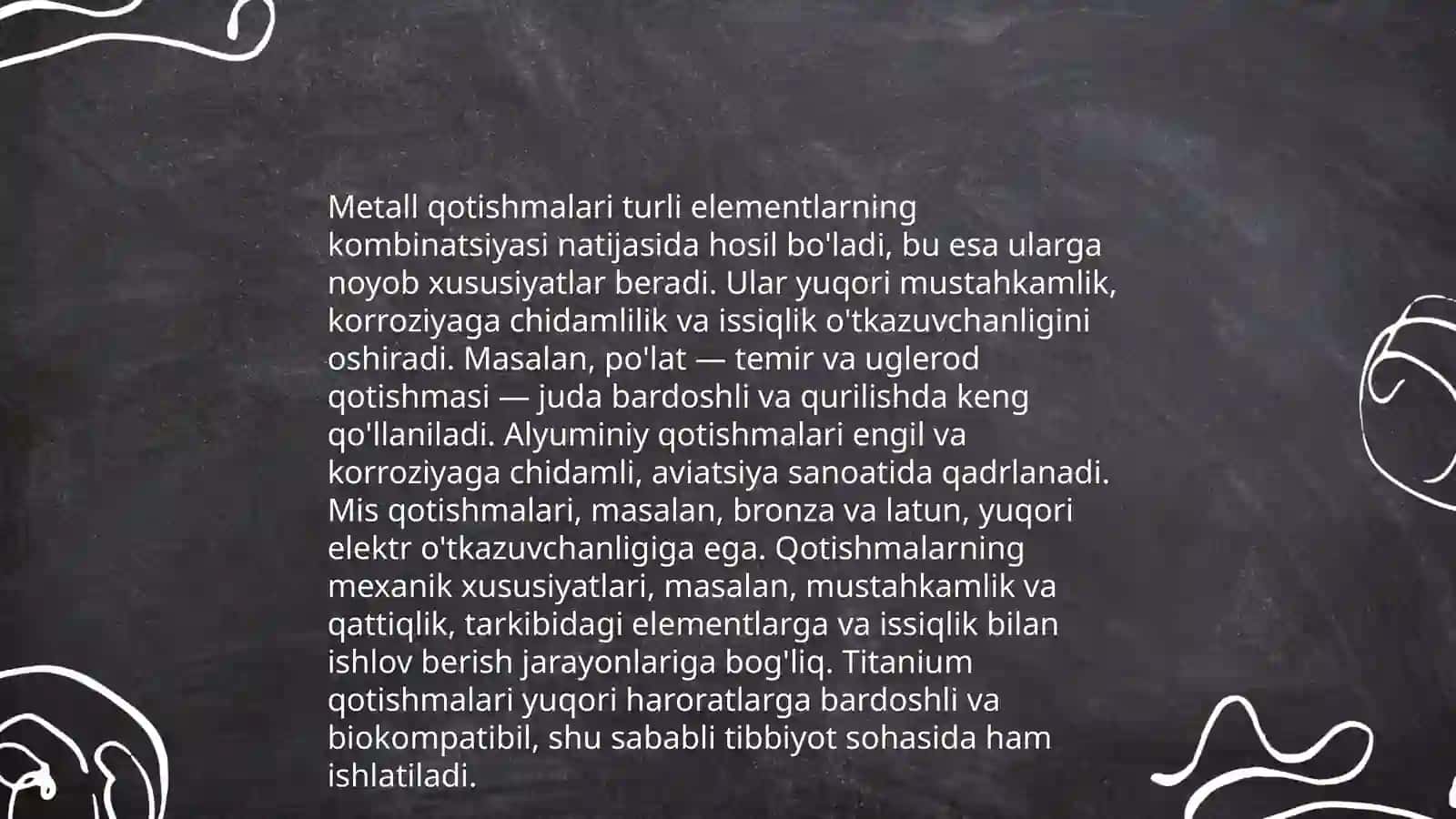 Ortapedik stomatologiyada tishlarning qisman yoki to‘liq yo‘qligi holatlarida ishlatiladigan asosiy tiklovchi (konstruktiv) materiallar.Tiklovchi stomatologiya uchun metall va qotishmalar 4