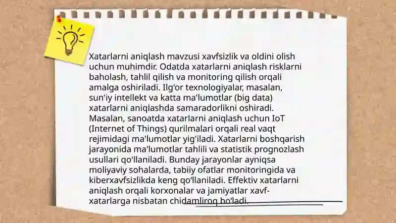 Xavflarni baholash 4