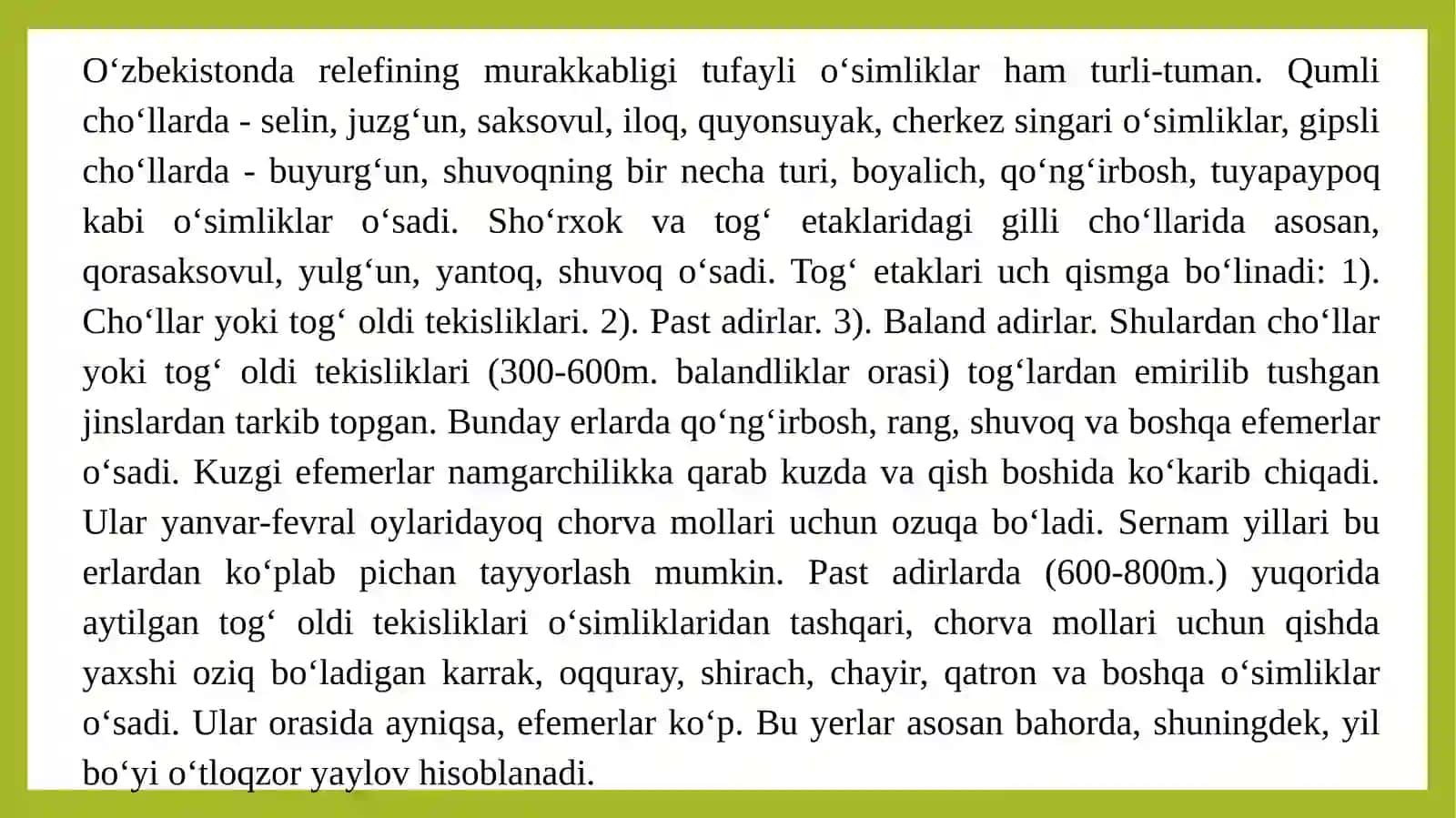 Ko‘pyilliko‘thayotiyshakligaegamanzaralidorivoro‘simliklar 4