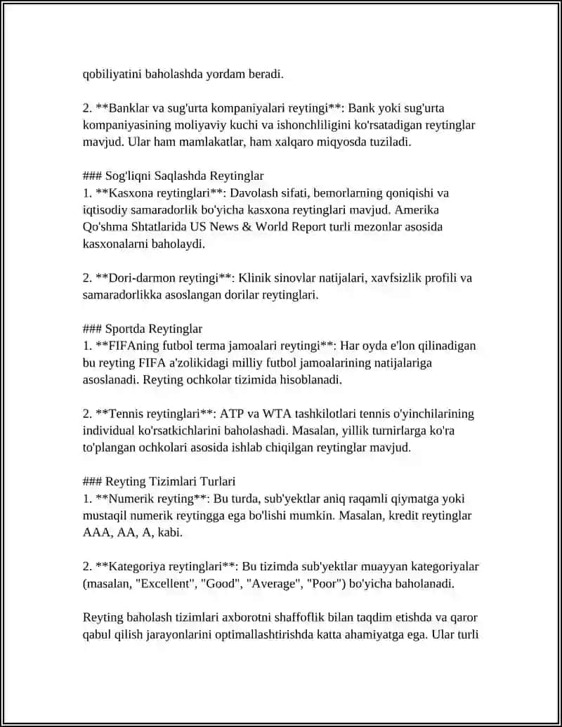 KORXONALAR MOLIYAVIY HOLATINI REYTING BAHOLASH VA TAHLIL QILISH 4