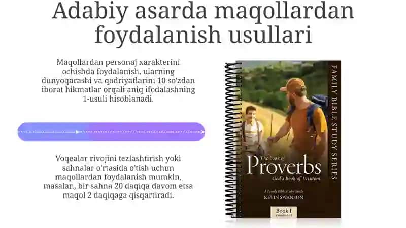 Yozma adabiyot damqollardan foydalanish usullari 4