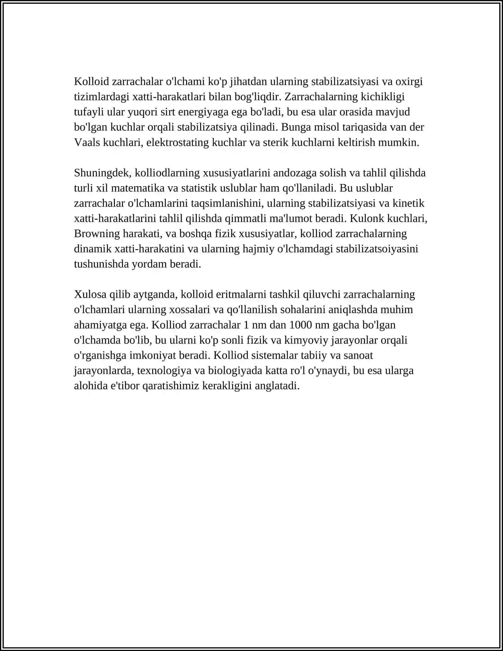 KOLLOID ERITMALARNING MOLEKULYAR-KINETIK XOSSALARI 4