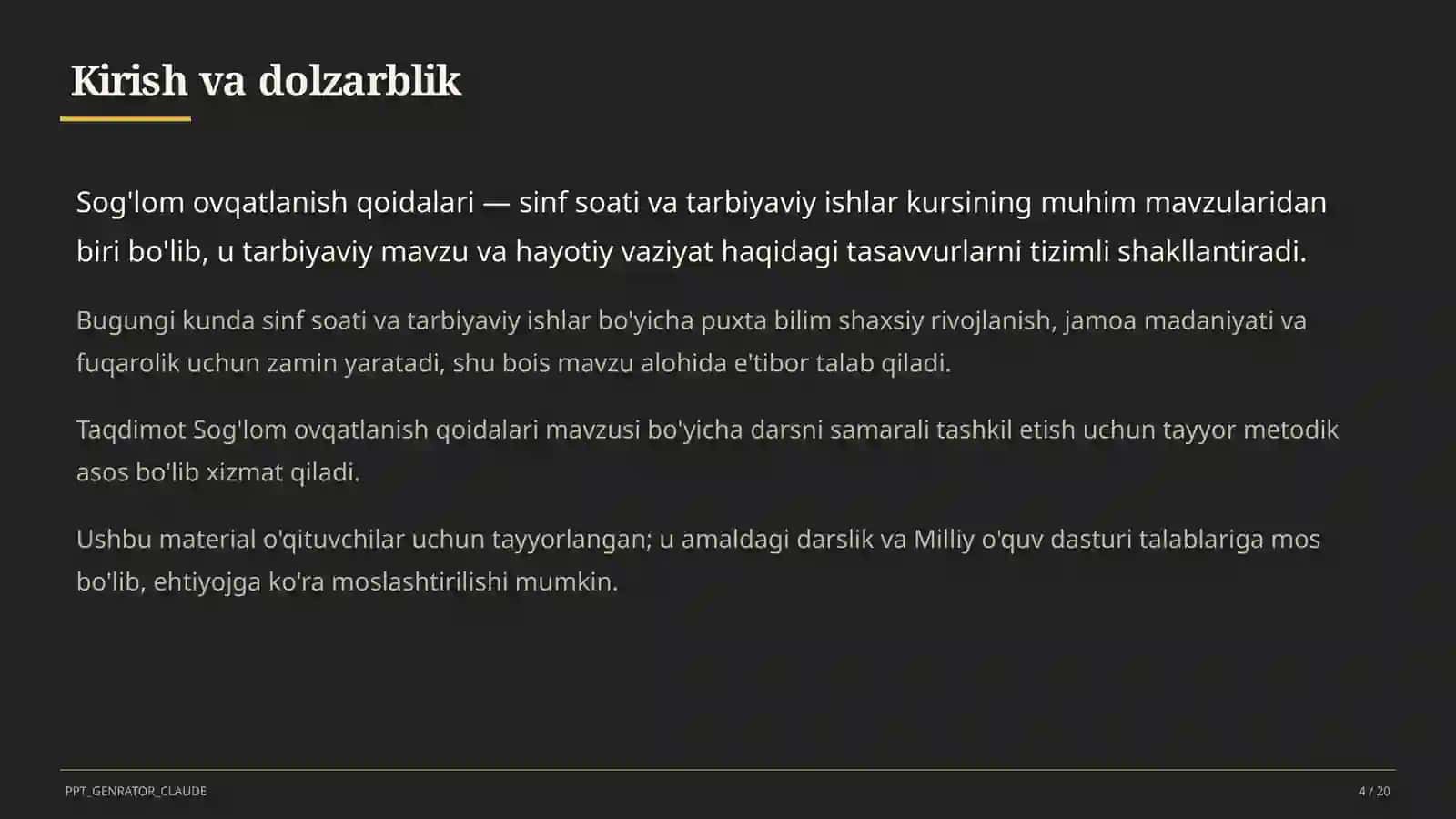 Sog'lom ovqatlanish qoidalari 4