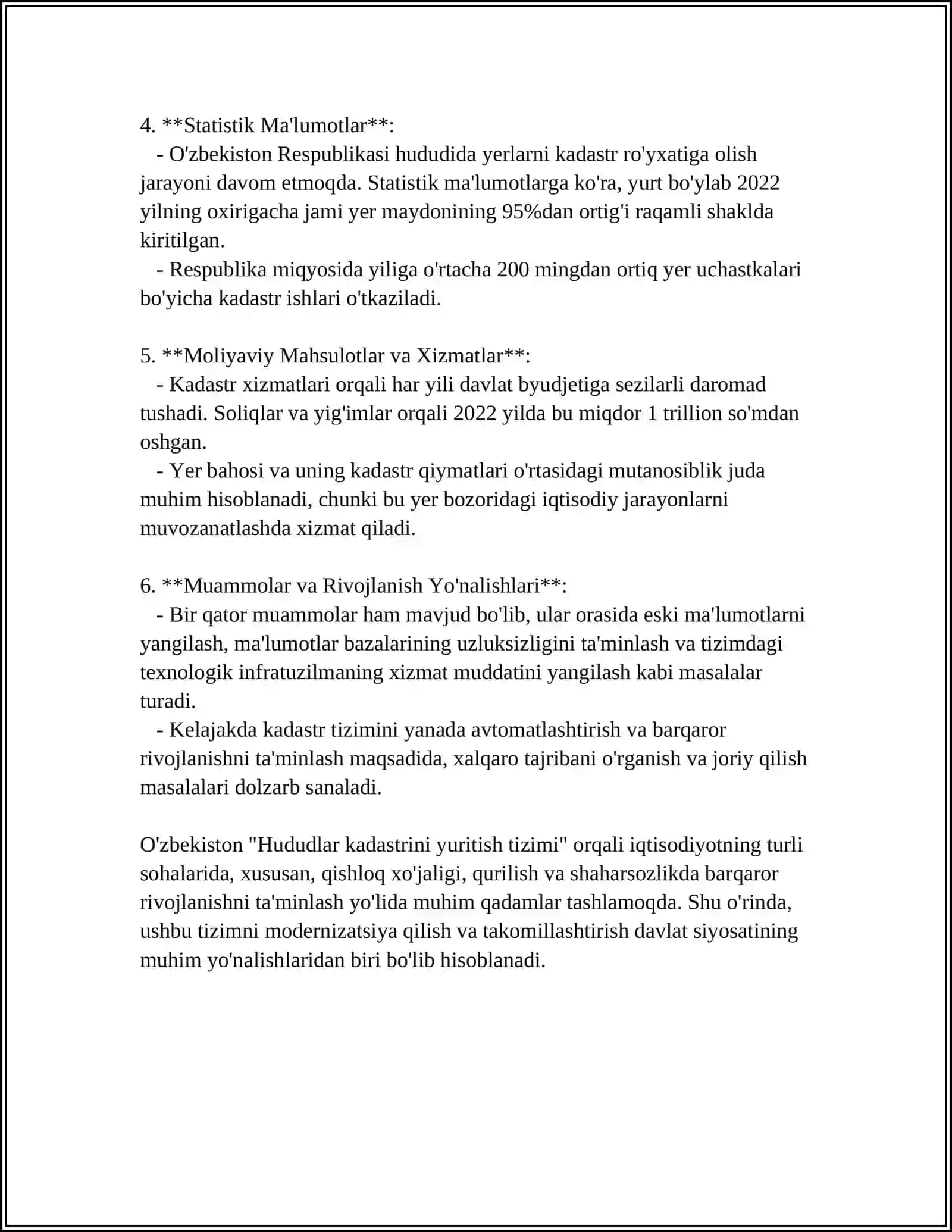Hududlar Kadastridagi Davlat Boshqaruv Tizimi 4