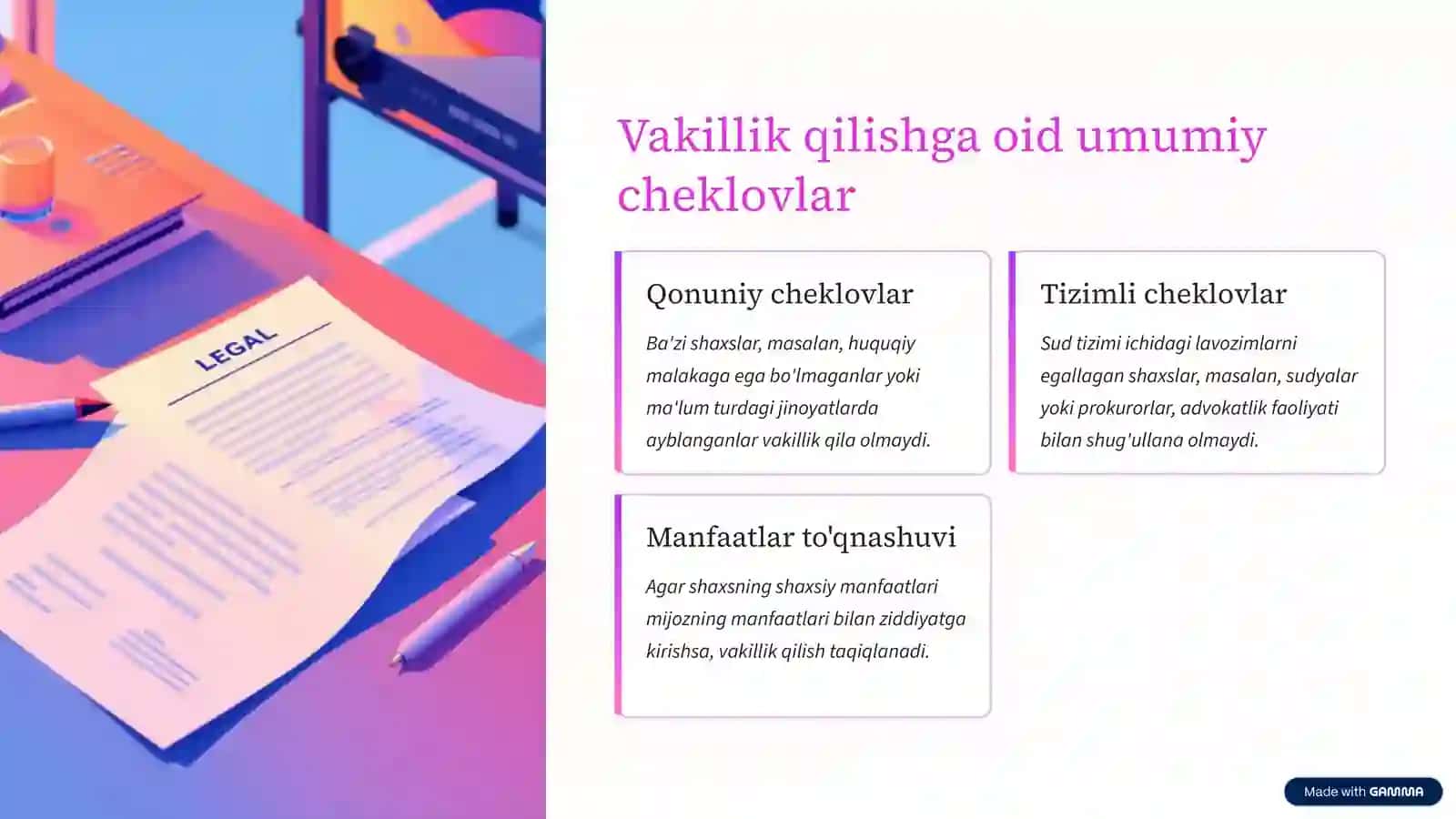sudda vakillik qilishi mumkin bo'lmagan shaxslar 4