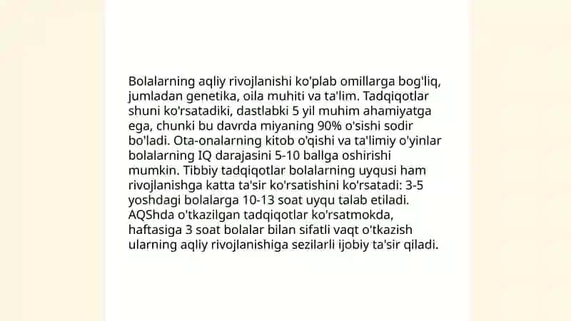Maktabgacha yoshdagi bolalarning psixologik xususiyatlari fanining asosiy kategoriyalari 4