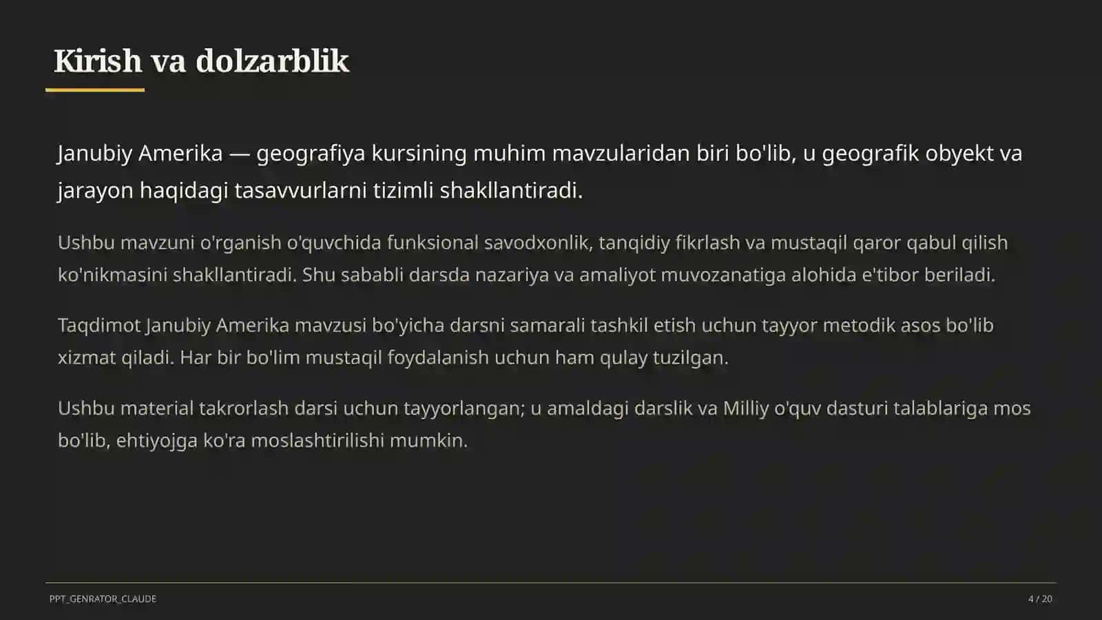 Janubiy Amerika (7-sinf) 4
