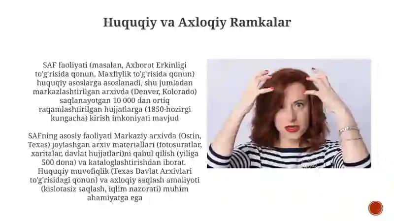 Arxivni markazlashtirish. Yagona davlat arxiv fondi faoliyati 4
