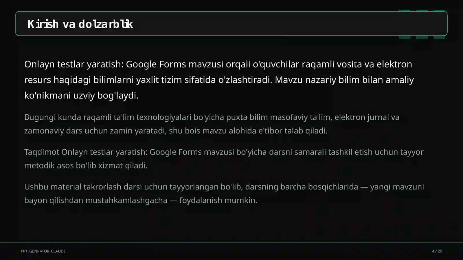 Google Forms 4