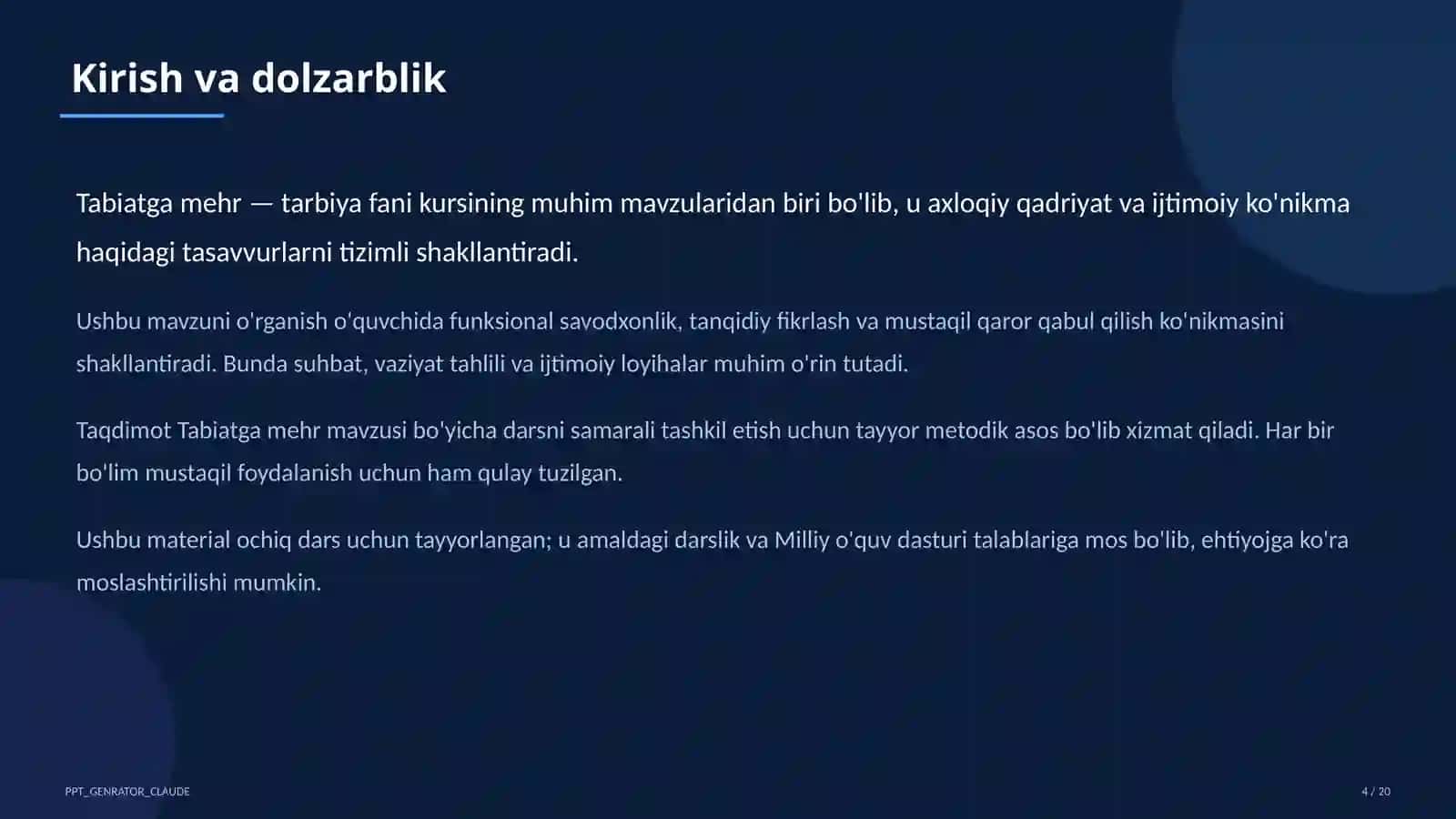 Tabiatga mehr (3-sinf) 4