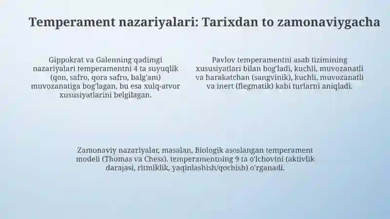 Temperament va uning nazariyalari 4