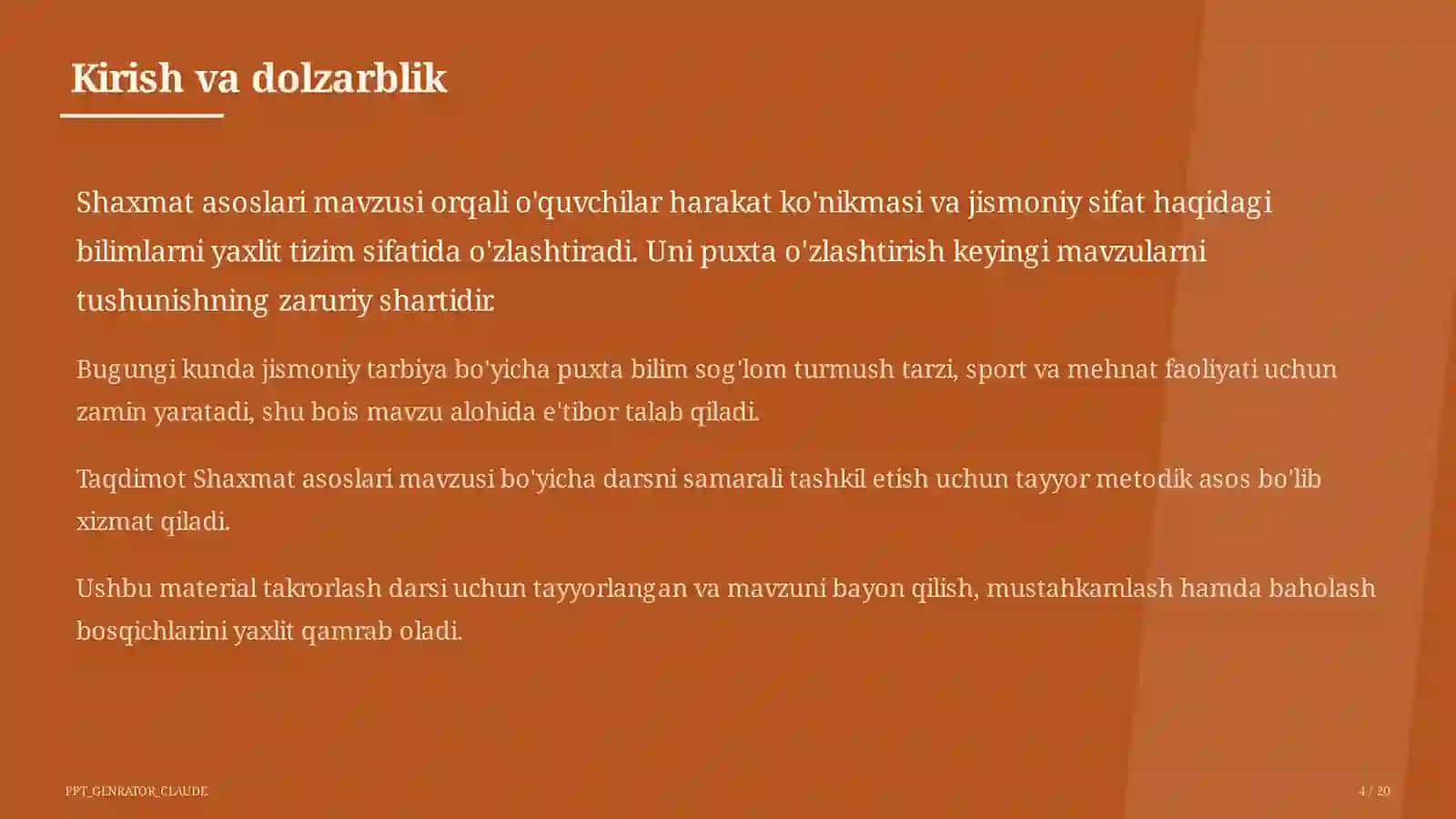 Shaxmat asoslari (4-sinf) 4