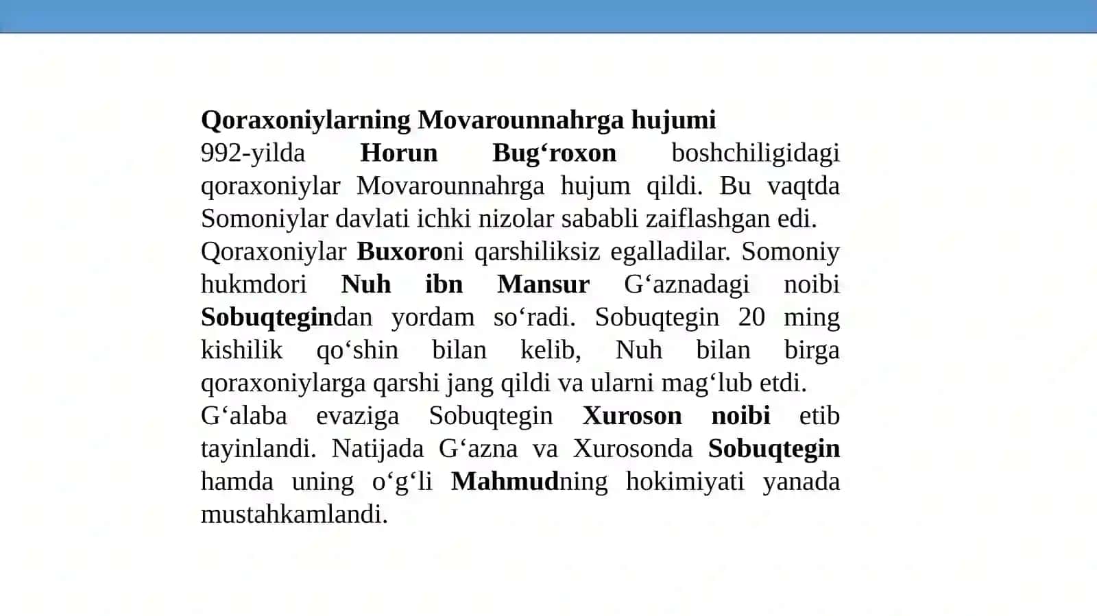 7-SinfO’zbekitontarix 4
