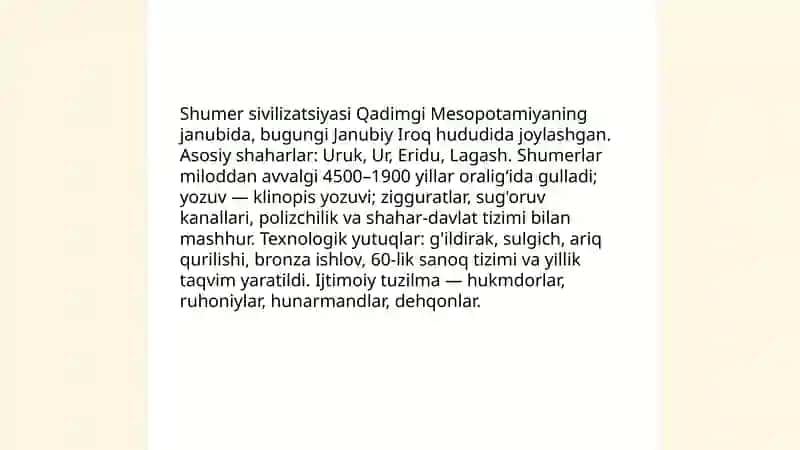 Qadimgi Mesopotamiya 4