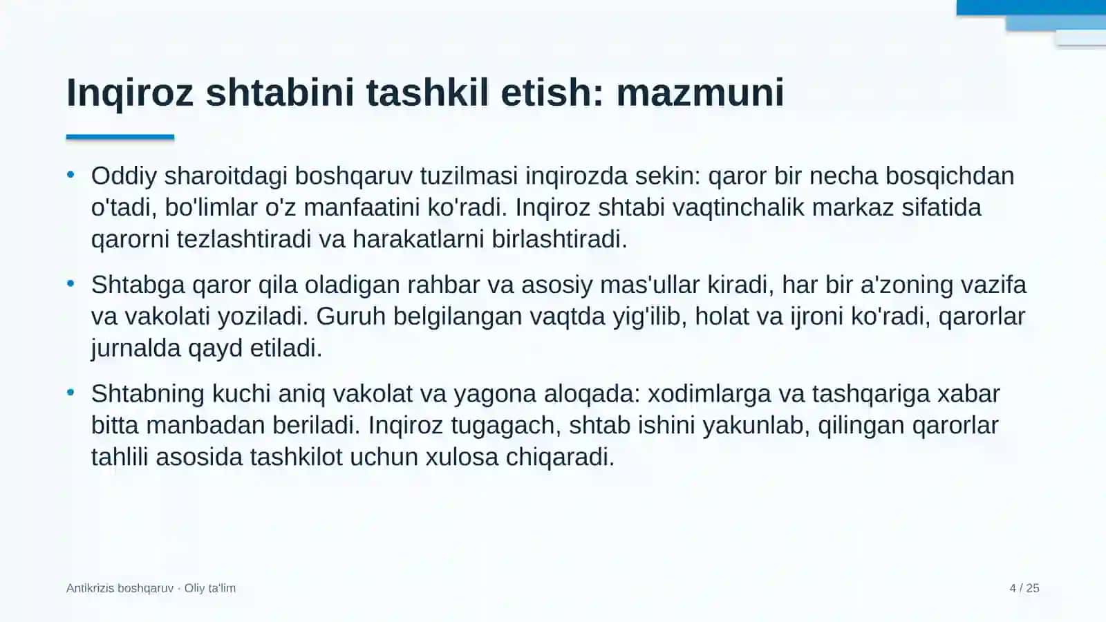 shamol elektr stansiyalarida inqiroz shtabini tashkil etish 3171 4