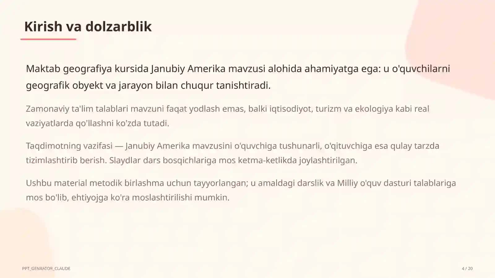 Janubiy Amerika (7-sinf) 4