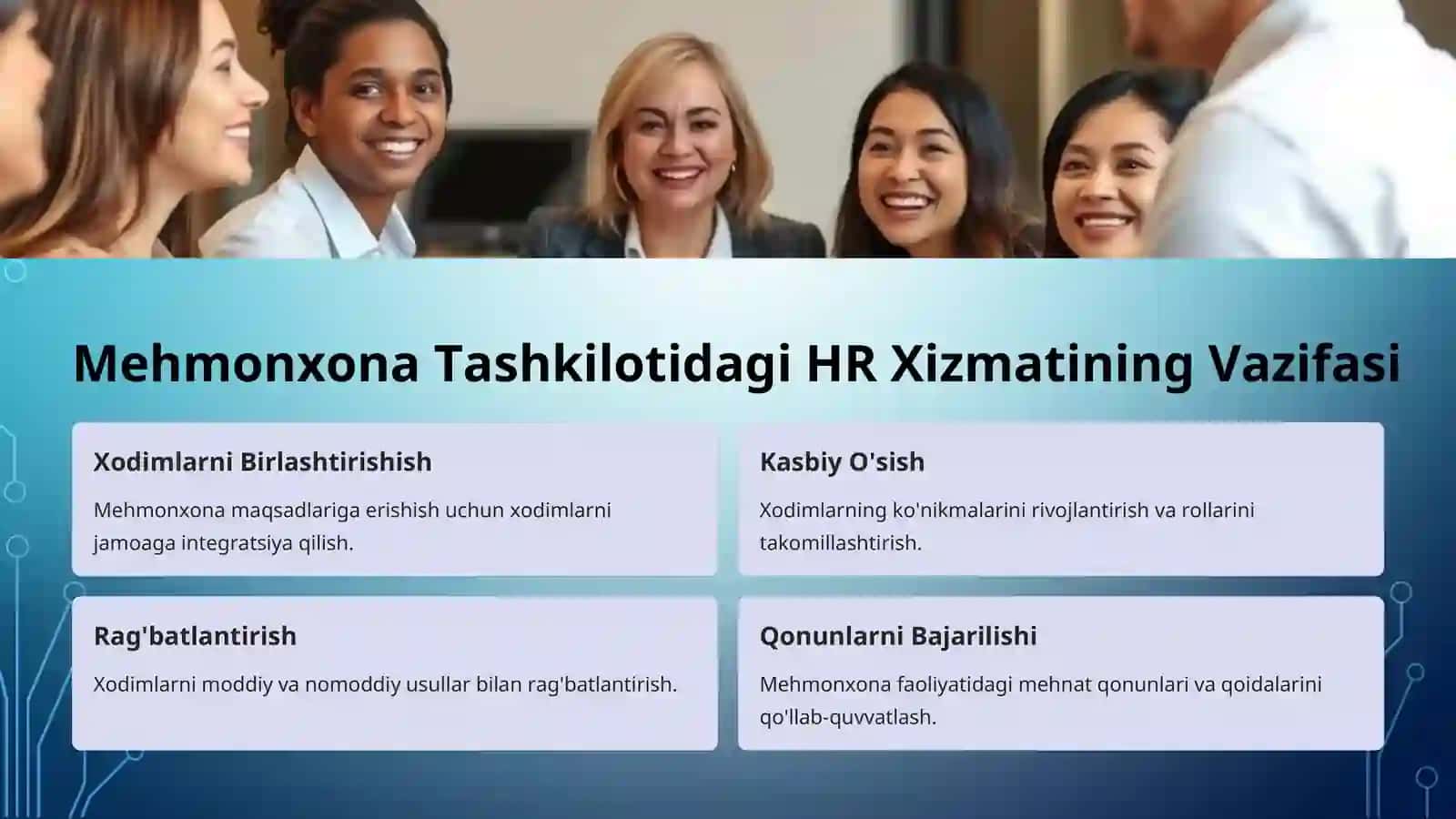 Mehmonxonalarda Inson Resurslarini Boshqarish (HR Menejment) 4