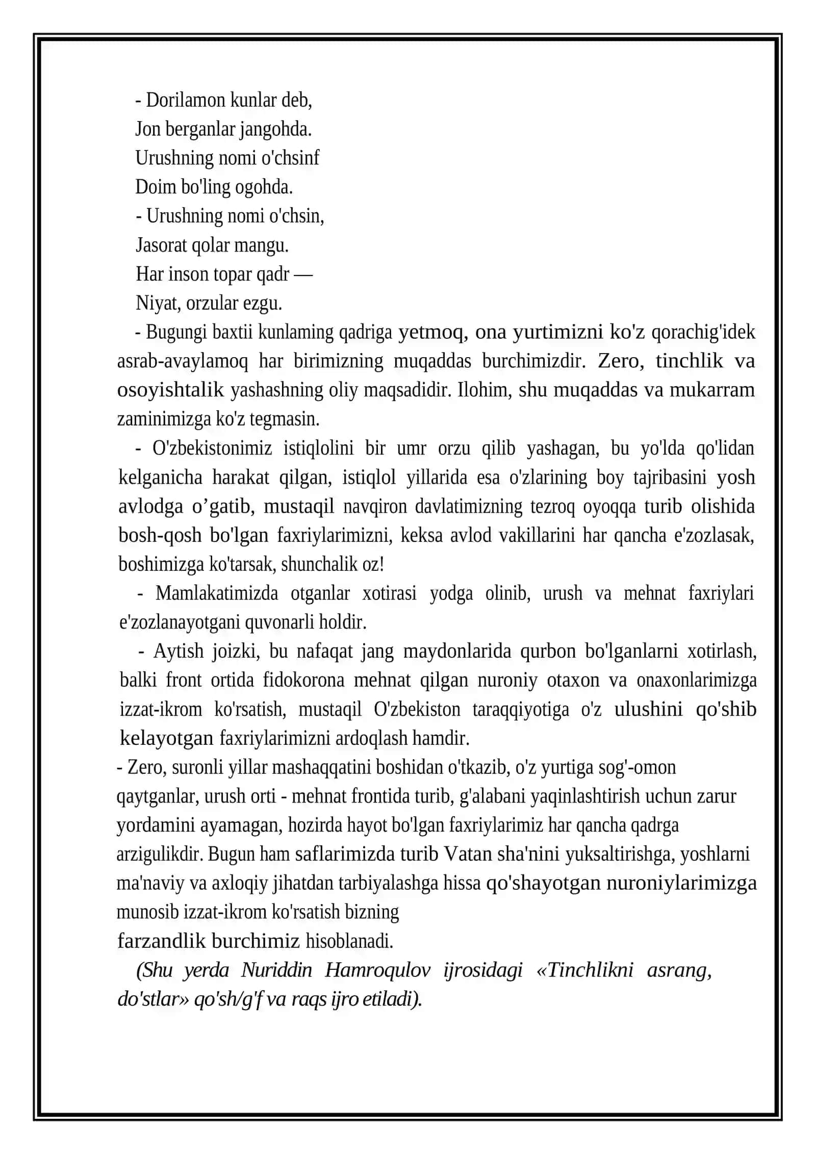 9-may “Xotira va Qadrlash kuni” 4