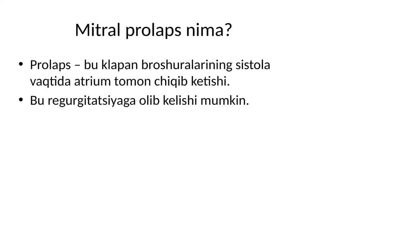 Mitral klapan prolapsi 4