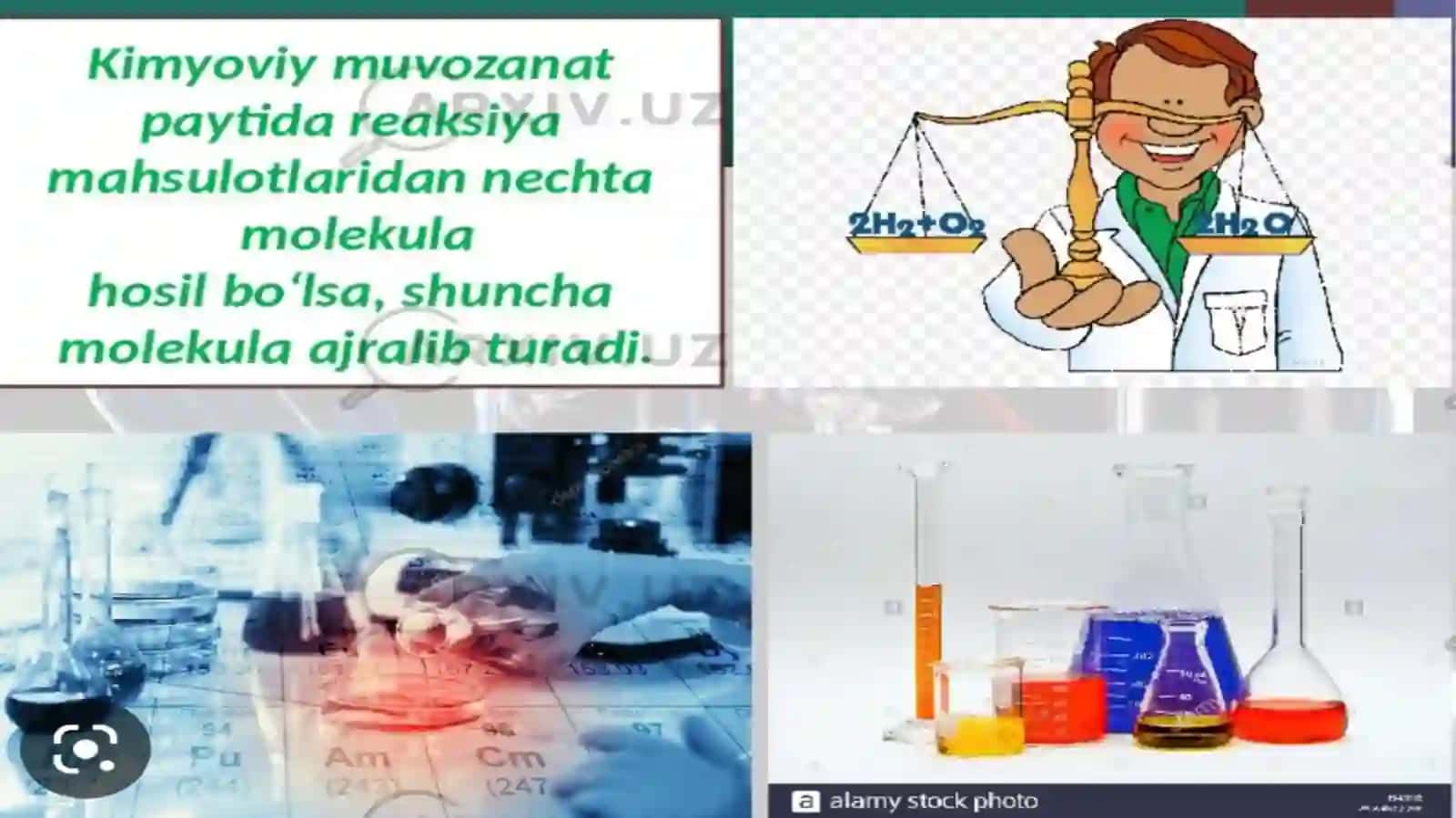 Geterogen sistemada buladigan kimyoviy muvozanat 4