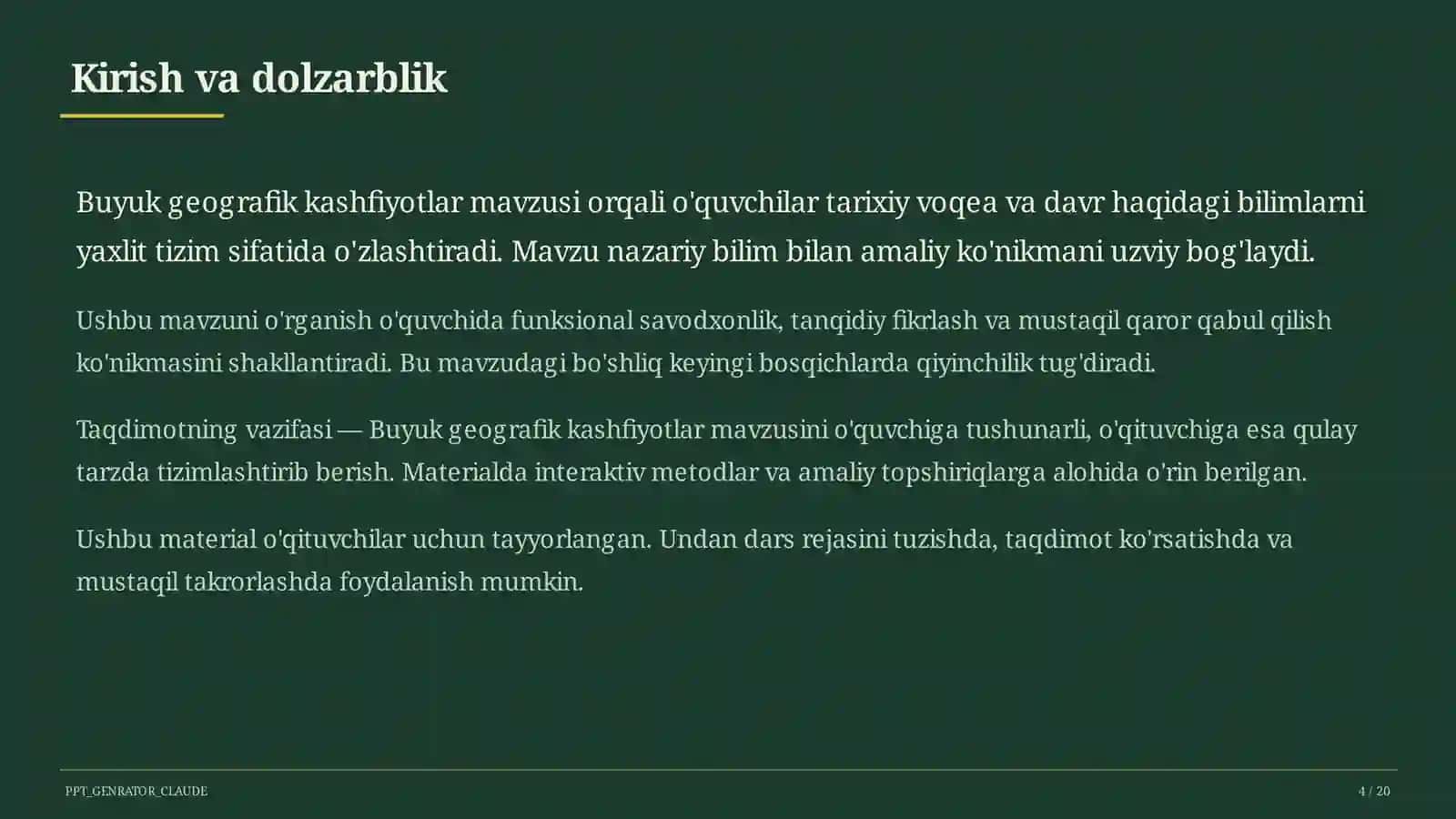 Buyuk geografik kashfiyotlar (8-sinf) 4