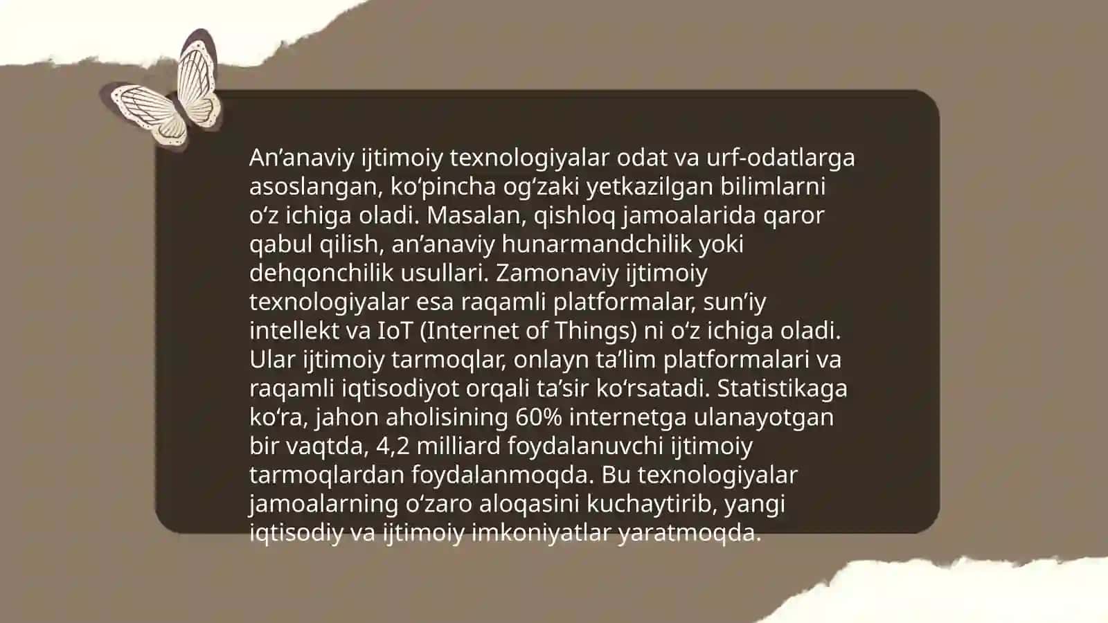 Ijtimoiy texnologiyalar shakllari va turlari 4
