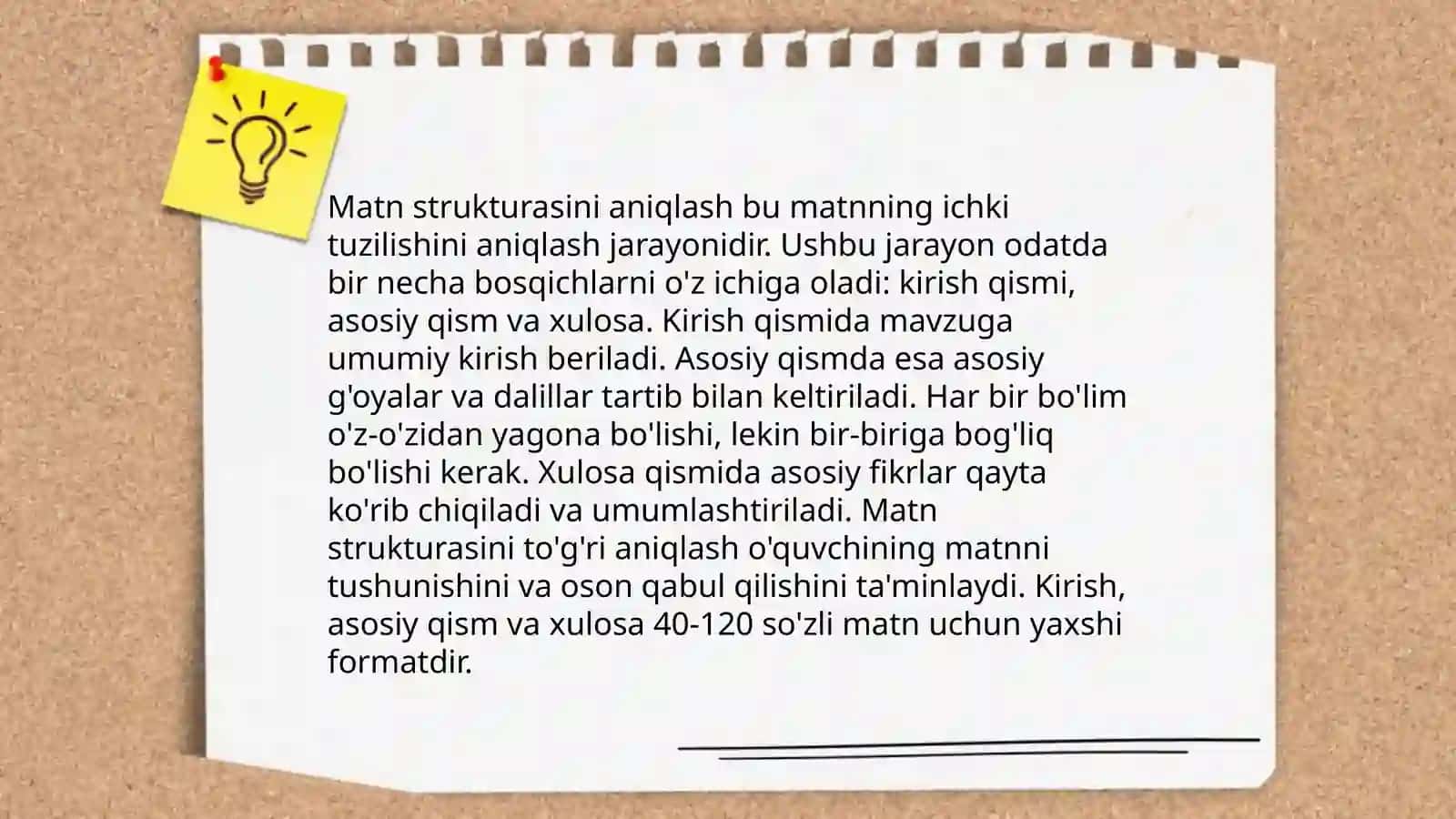 Matnni lisoniy va mantiqiy birliklarga ajratish 4