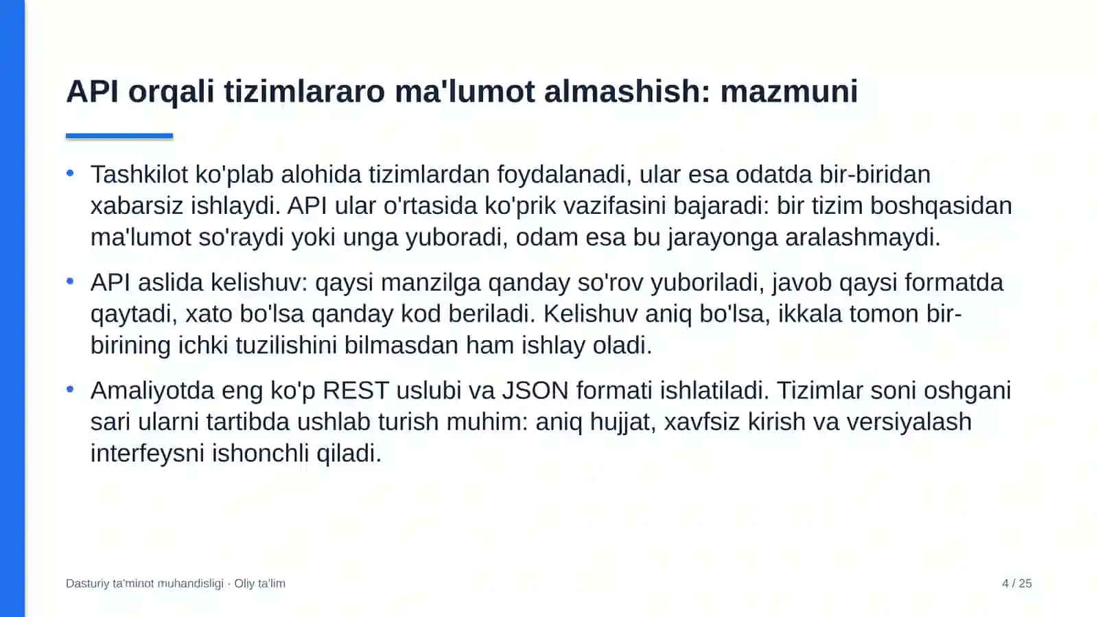 paxtachilikda api orqali tizimlararo ma'lumot almashish 7280 4