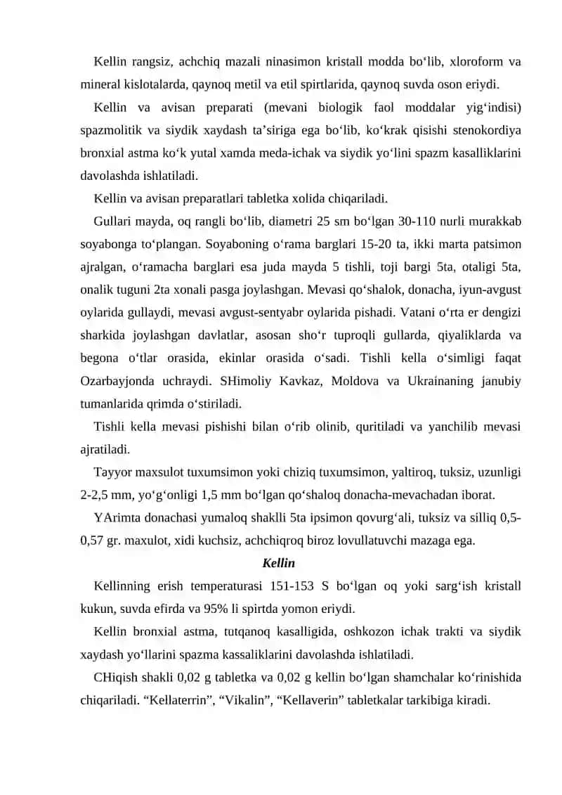 Xromonlar kimyoviy tuzilishi va xususiyatlari 4